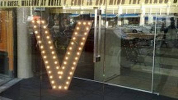 Exterior of Hotel V in Amsterdam