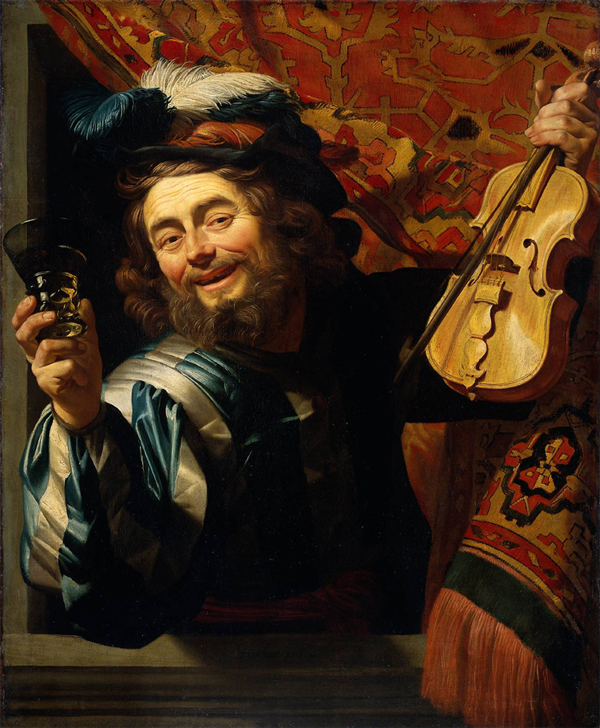 Rijksmuseum hijack - Gerard van Honthorst, The Merry Fiddler