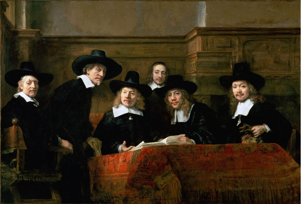 Rijksmuseum hijack - Rembrandt, The Syndics of the Drapers' Guild